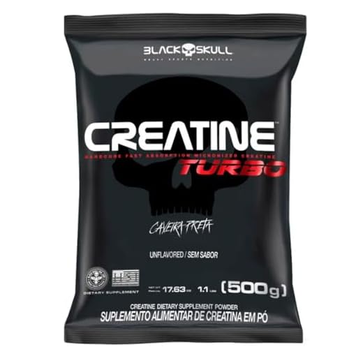 Creatina Creatine Turbo 500g Black Skull