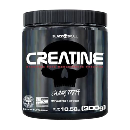 Creatina Monohidratada Creatine 300g Black Skull