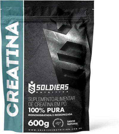 Creatina Monohidratada 100% Pura Soldiers Nutrition