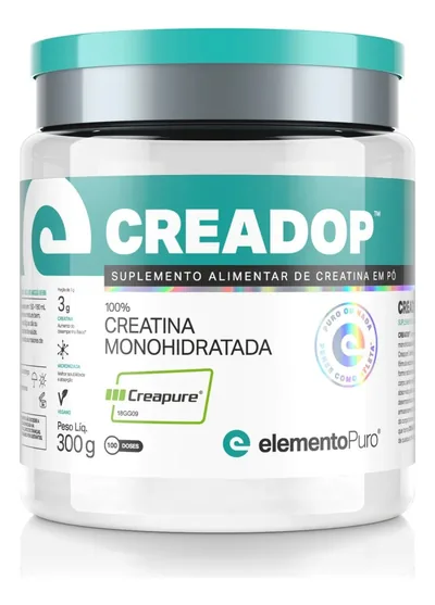 Creatina Monohidratada Creadop Creapure Elemento Puro