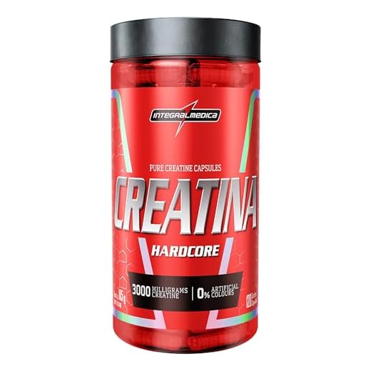 Creatina Hardcore 120 Cápsulas Integralmedica