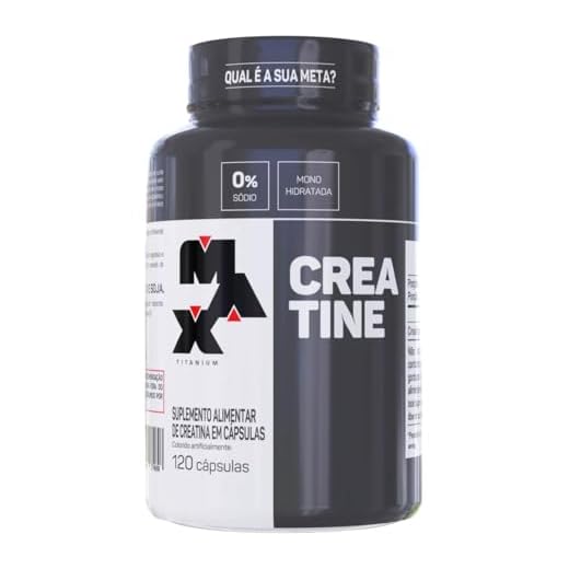 Creatina Creatine 120 Cápsulas Max Titanium