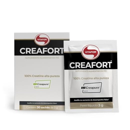 Creatina Creafort Creapure 30 Sachês 3g Vitafor