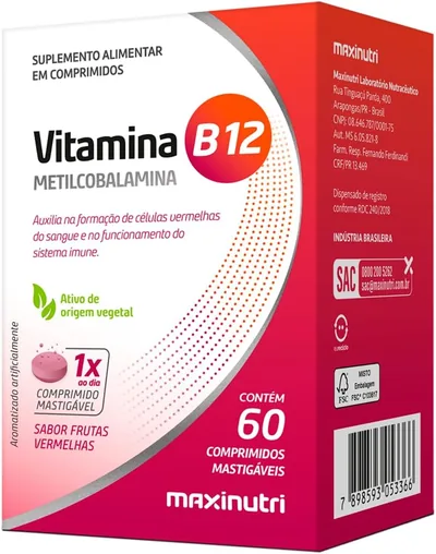 Vitamina B12 Maxinutri